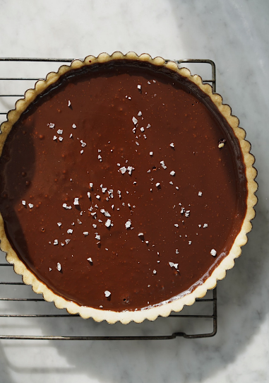 Bittersweet Chocolate Truffle Tart